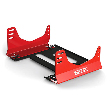 Sparco Pro Sim Seat Bracket Kit for Evolve 3.0 chassis with high-strength steel construction